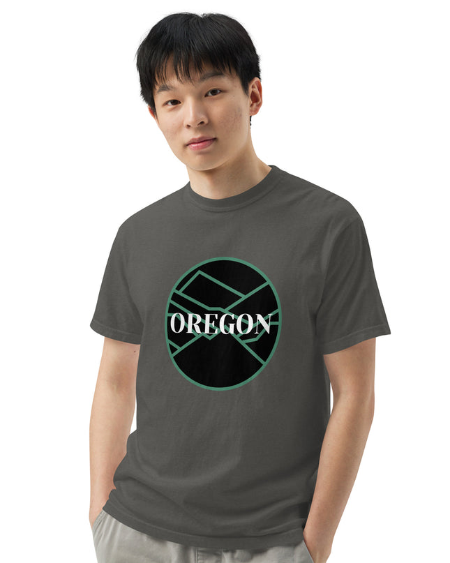 OREGON - Unisex garment-dyed heavyweight t-shirt