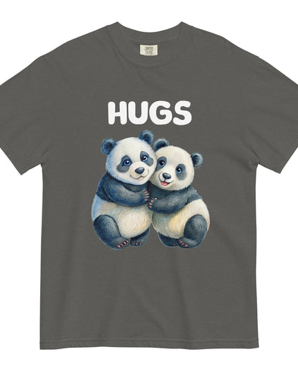 HUGS - PANDA BEARS - Comfort Colors - Unisex garment-dyed heavyweight t-shirt