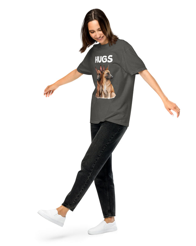 HUGS - Belgian Malinois - Comfort Colors - Unisex garment-dyed heavyweight t-shirt