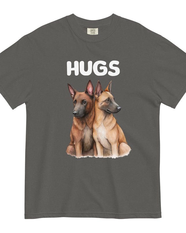 HUGS - Belgian Malinois - Comfort Colors - Unisex garment-dyed heavyweight t-shirt