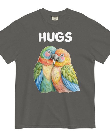 HUGS - Parrots - Comfort Colors - Unisex garment-dyed heavyweight t-shirt