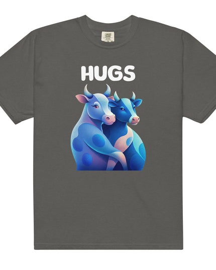 HUGS - Cows - Comfort Colors -Unisex garment-dyed heavyweight t-shirt