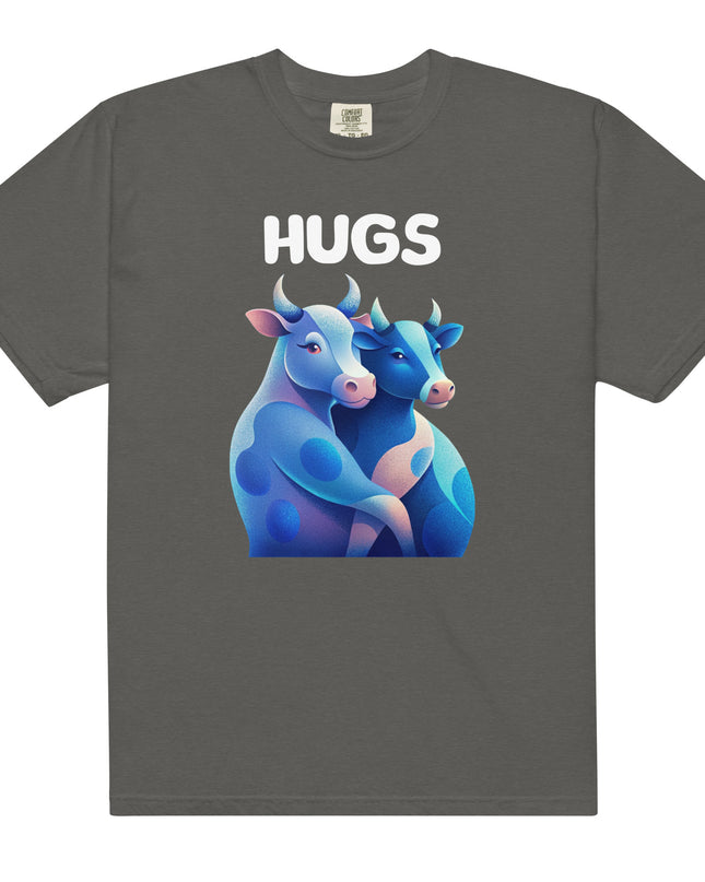 HUGS - Cows - Comfort Colors -Unisex garment-dyed heavyweight t-shirt