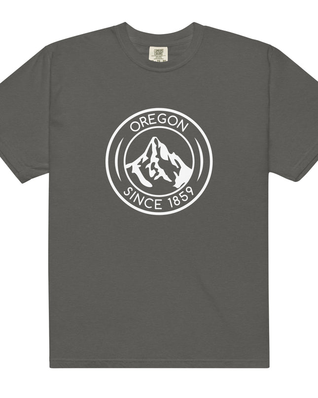 OREGON SINCE 1859 - WHITE - Comfort Color - Unisex garment-dyed heavyweight t-shirt