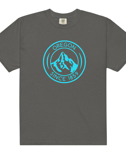 OREGON SINCE 1859 - AQUA - Comfort Colors - Unisex garment-dyed heavyweight t-shirt