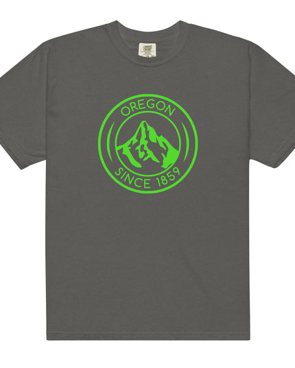 OREGON SINCE 1859 - LIME - Comfort Colors - Unisex garment-dyed heavyweight t-shirt