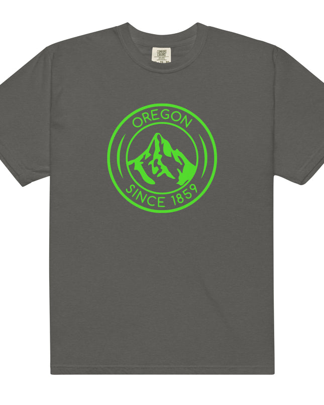 OREGON SINCE 1859 - LIME - Comfort Colors - Unisex garment-dyed heavyweight t-shirt