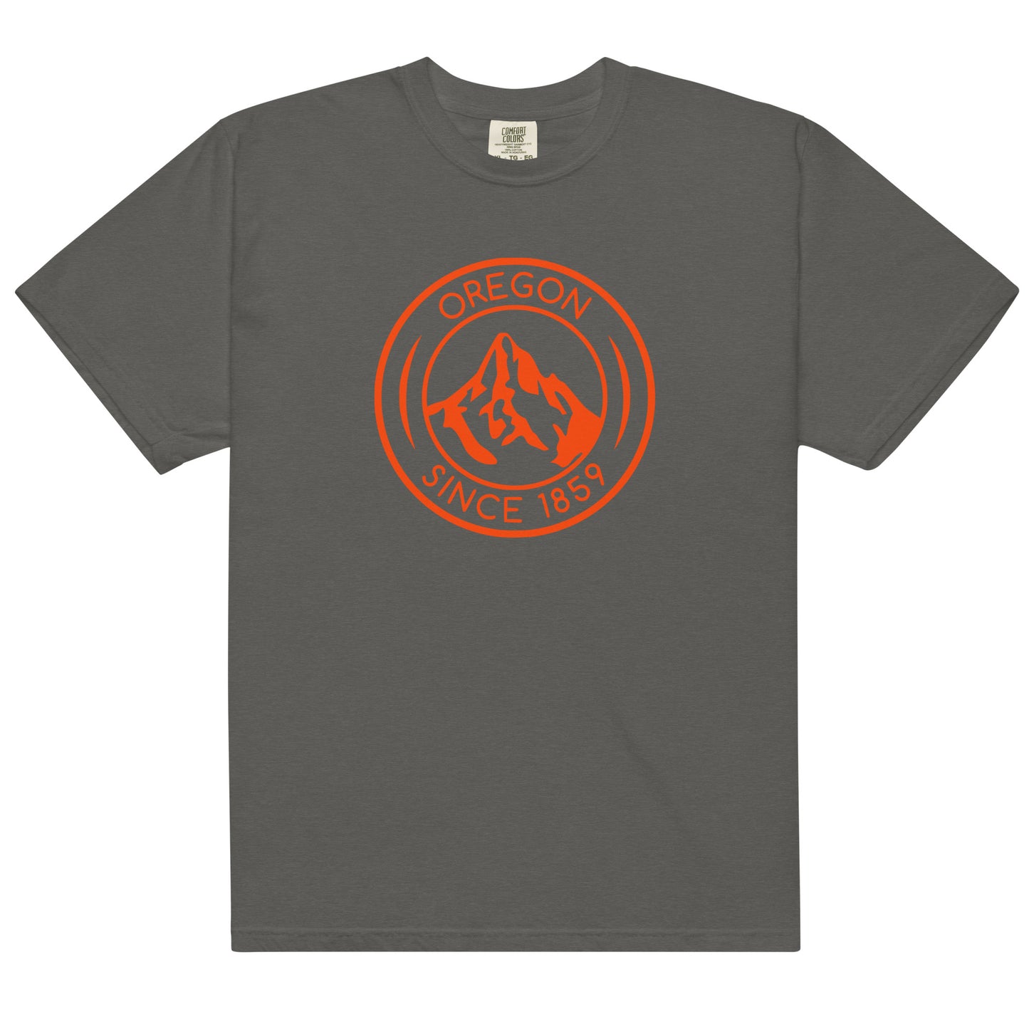 OREGON SINCE 1859 - ORANGE - Comfort Colors - Unisex garment-dyed heavyweight t-shirt