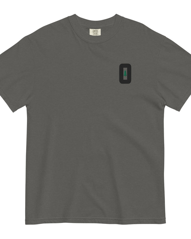 O FOR OREGON - EMBROIDERED - Comfort Colors - Unisex garment-dyed heavyweight t-shirt