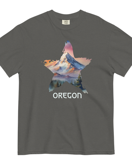 OREGON STAR - COMFOR COLORS - Unisex garment-dyed heavyweight t-shirt