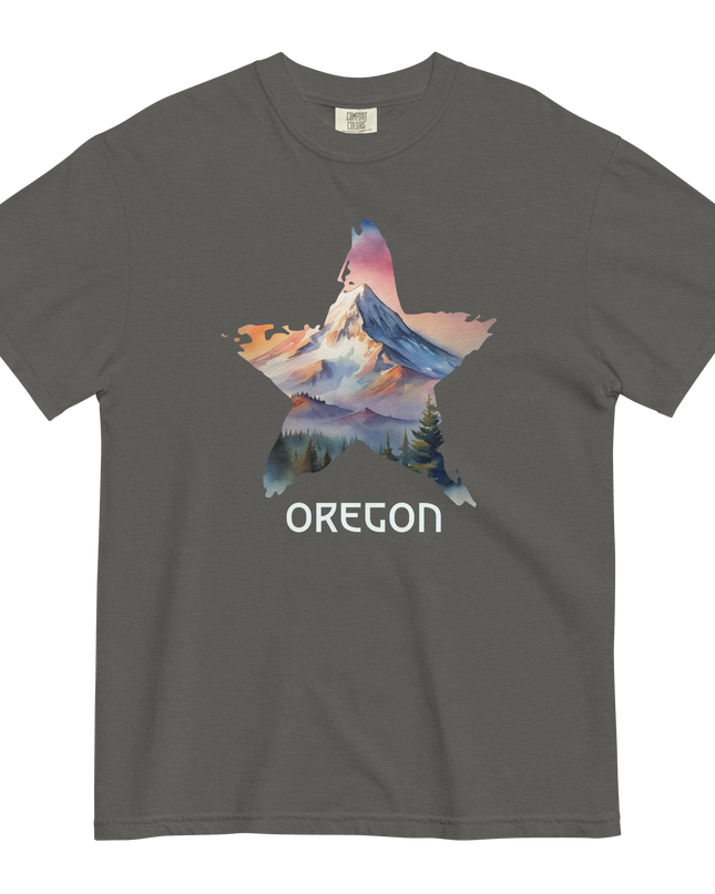 OREGON STAR - COMFOR COLORS - Unisex garment-dyed heavyweight t-shirt