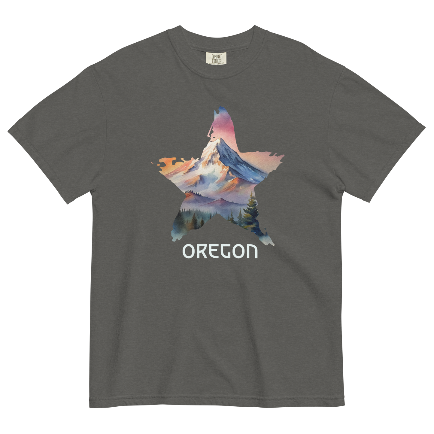 OREGON STAR - COMFOR COLORS - Unisex garment-dyed heavyweight t-shirt