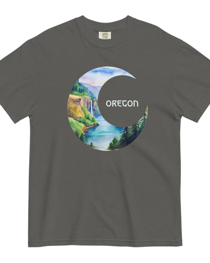 OREGON MOON- COMFORT COLORS - Unisex garment-dyed heavyweight t-shirt