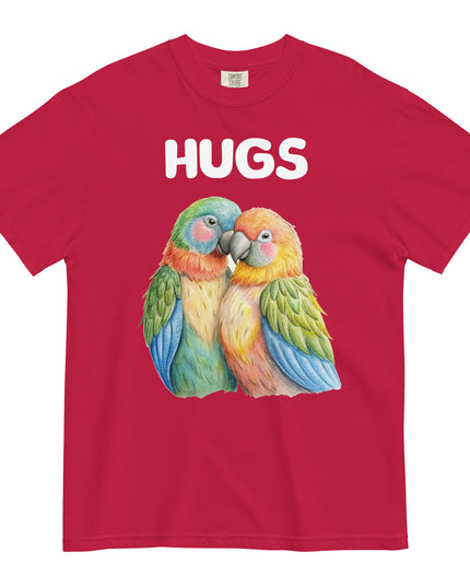 HUGS - Parrots - Comfort Colors - Unisex garment-dyed heavyweight t-shirt