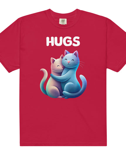 HUGS - CATS - Comfort Colors - Unisex garment-dyed heavyweight t-shirt