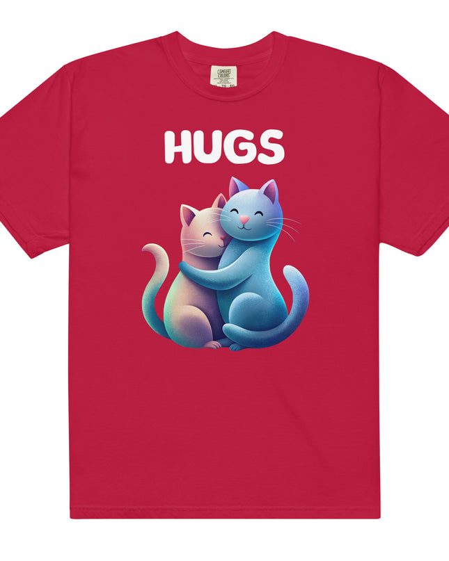 HUGS - CATS - Comfort Colors - Unisex garment-dyed heavyweight t-shirt