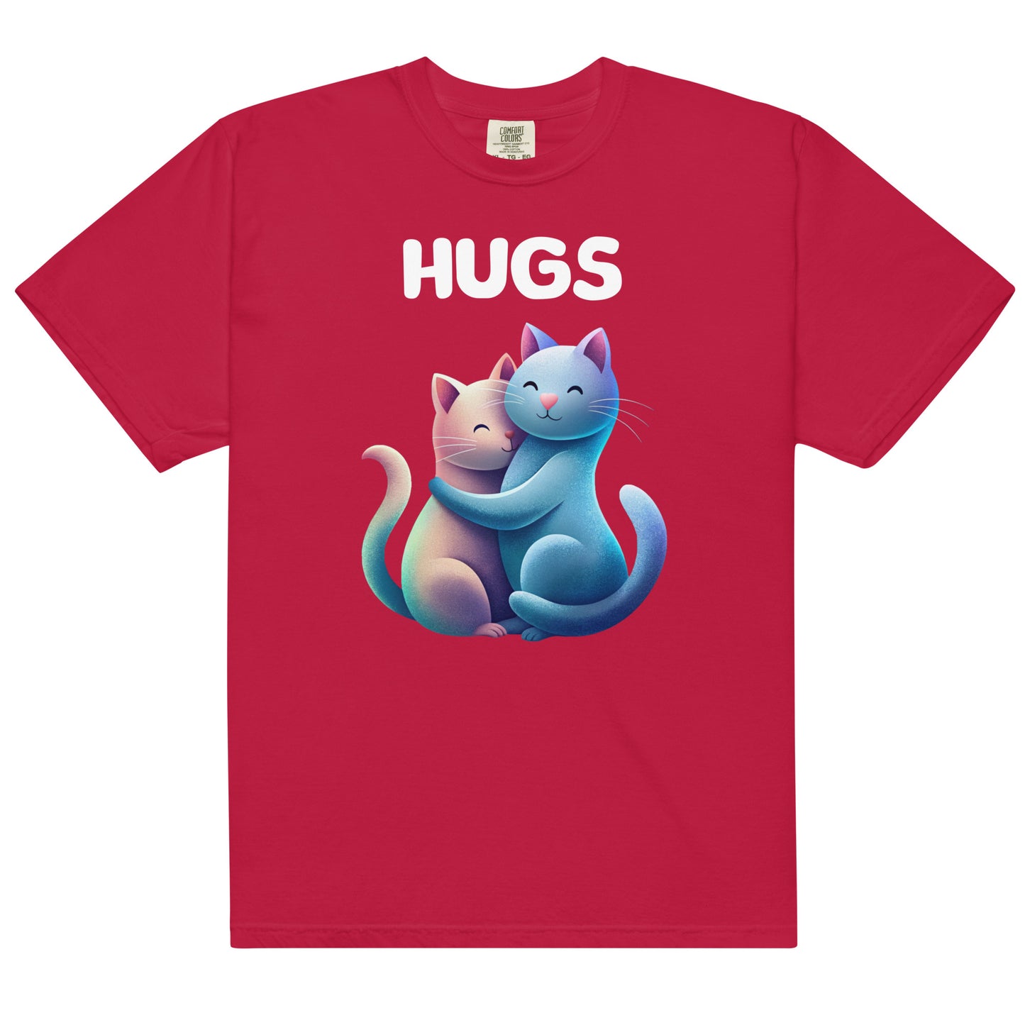 HUGS - CATS - Comfort Colors - Unisex garment-dyed heavyweight t-shirt