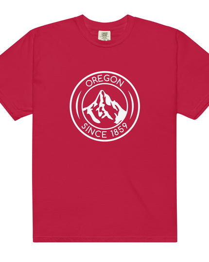 OREGON SINCE 1859 - WHITE - Comfort Color - Unisex garment-dyed heavyweight t-shirt