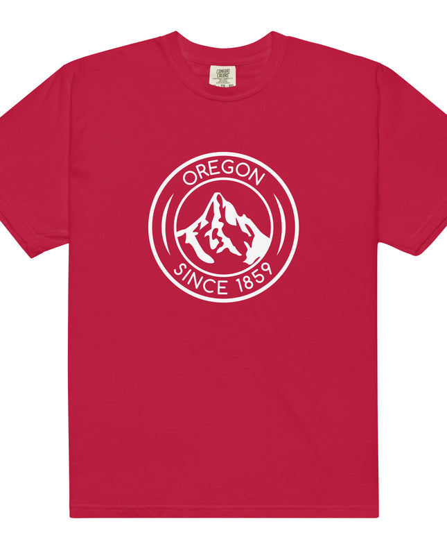 OREGON SINCE 1859 - WHITE - Comfort Color - Unisex garment-dyed heavyweight t-shirt