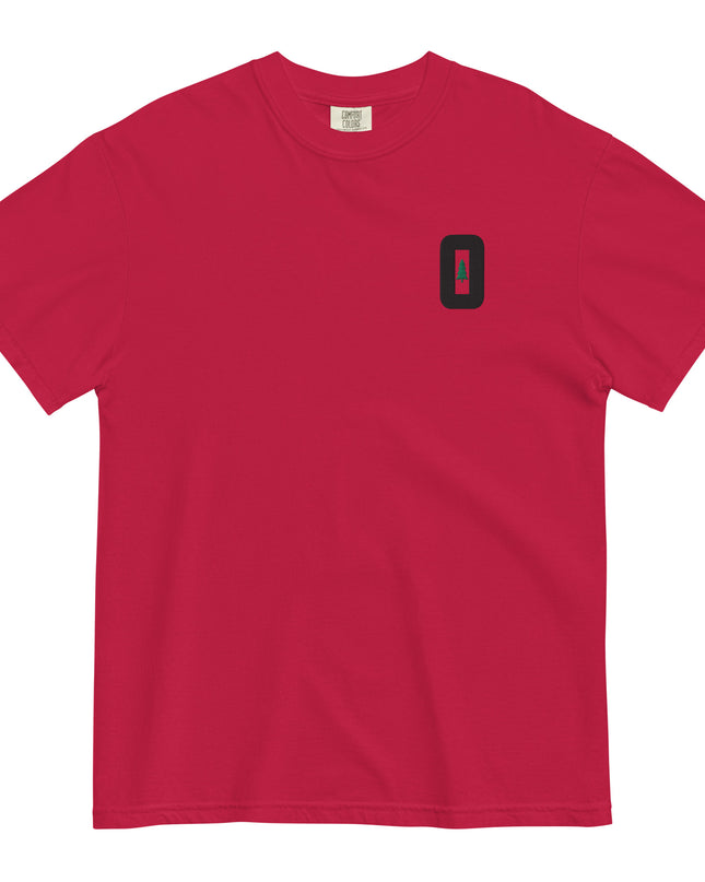 O FOR OREGON - EMBROIDERED - Comfort Colors - Unisex garment-dyed heavyweight t-shirt