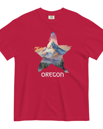 OREGON STAR - COMFOR COLORS - Unisex garment-dyed heavyweight t-shirt