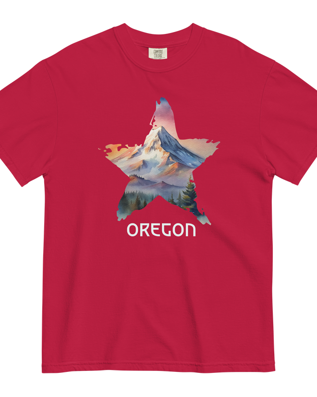 OREGON STAR - COMFOR COLORS - Unisex garment-dyed heavyweight t-shirt
