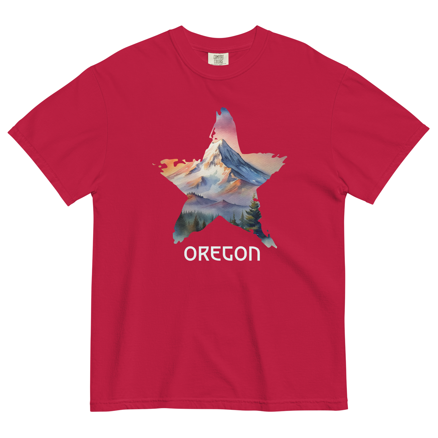OREGON STAR - COMFOR COLORS - Unisex garment-dyed heavyweight t-shirt