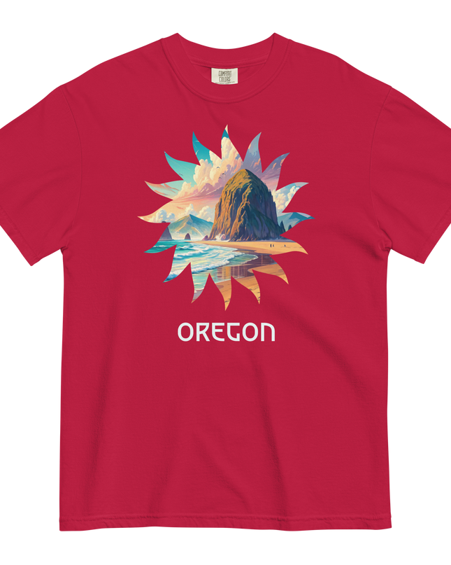 OREGON BEACHES - COMFORT COLORS - Unisex garment-dyed heavyweight t-shirt