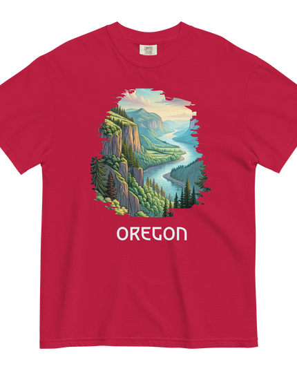 OREGON GORGE - COMFORT COLORS - Unisex garment-dyed heavyweight t-shirt