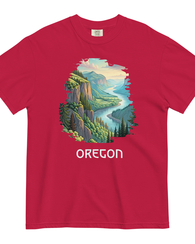 OREGON GORGE - COMFORT COLORS - Unisex garment-dyed heavyweight t-shirt