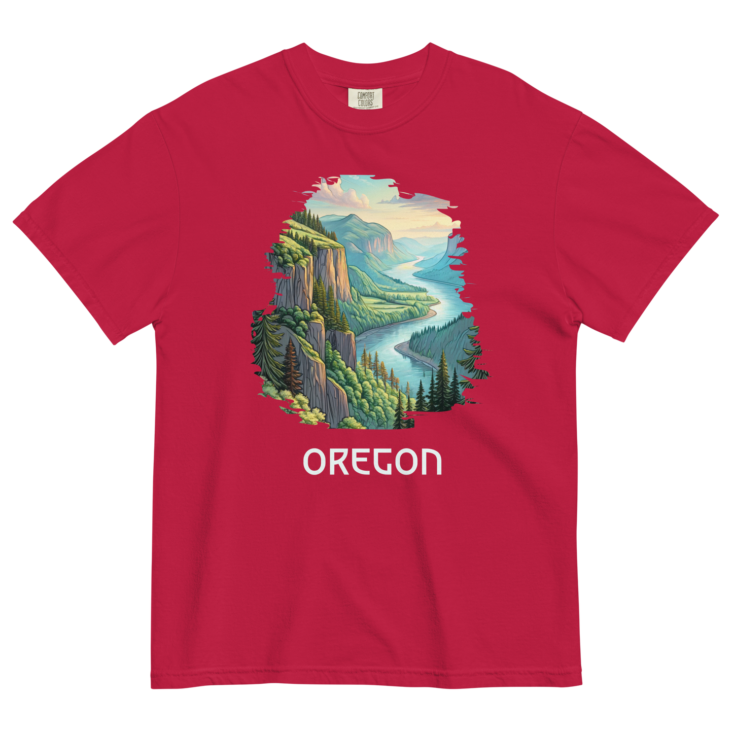 OREGON GORGE - COMFORT COLORS - Unisex garment-dyed heavyweight t-shirt