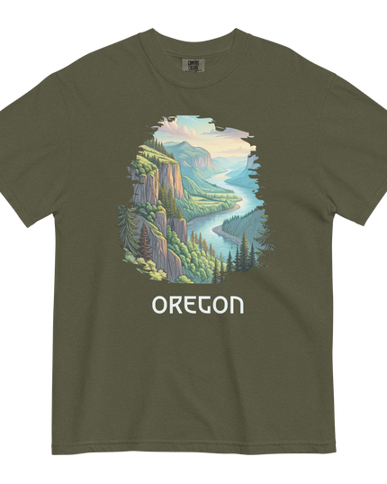 OREGON GORGE - COMFORT COLORS - Unisex garment-dyed heavyweight t-shirt