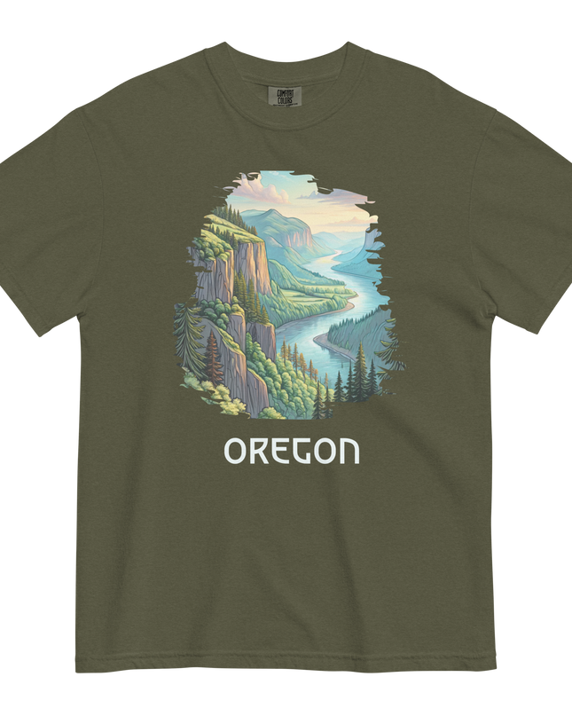 OREGON GORGE - COMFORT COLORS - Unisex garment-dyed heavyweight t-shirt