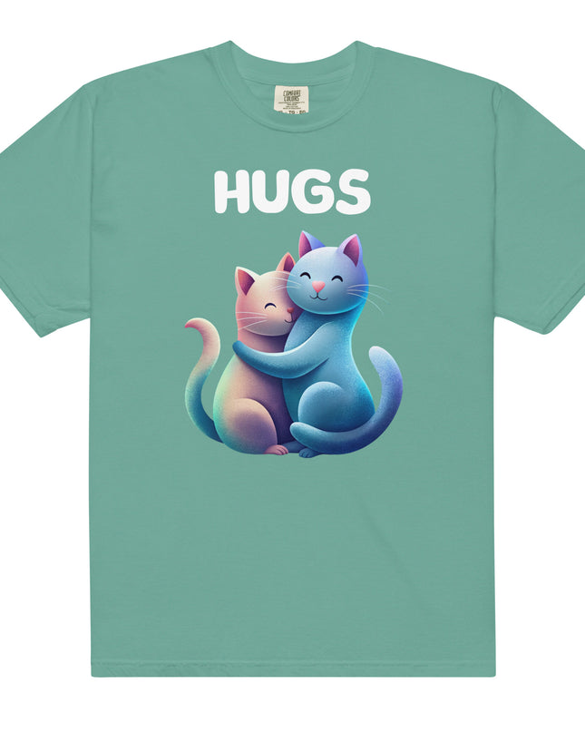 HUGS - CATS - Comfort Colors - Unisex garment-dyed heavyweight t-shirt