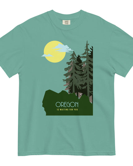 OREGON IS WAITING FOR YOU - Comfort Colors - Unisex garment-dyed heavyweight t-shirt