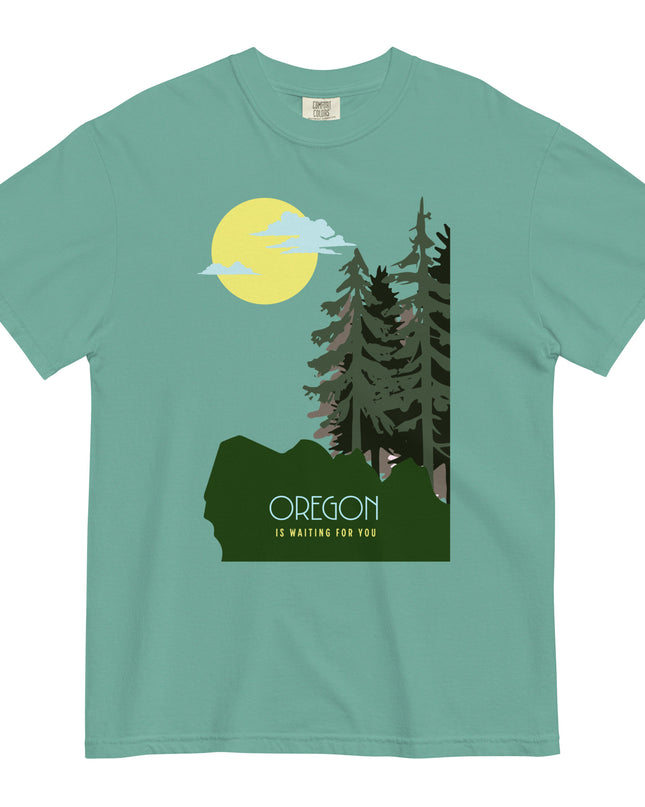 OREGON IS WAITING FOR YOU - Comfort Colors - Unisex garment-dyed heavyweight t-shirt