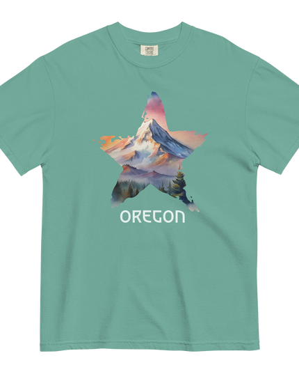 OREGON STAR - COMFOR COLORS - Unisex garment-dyed heavyweight t-shirt