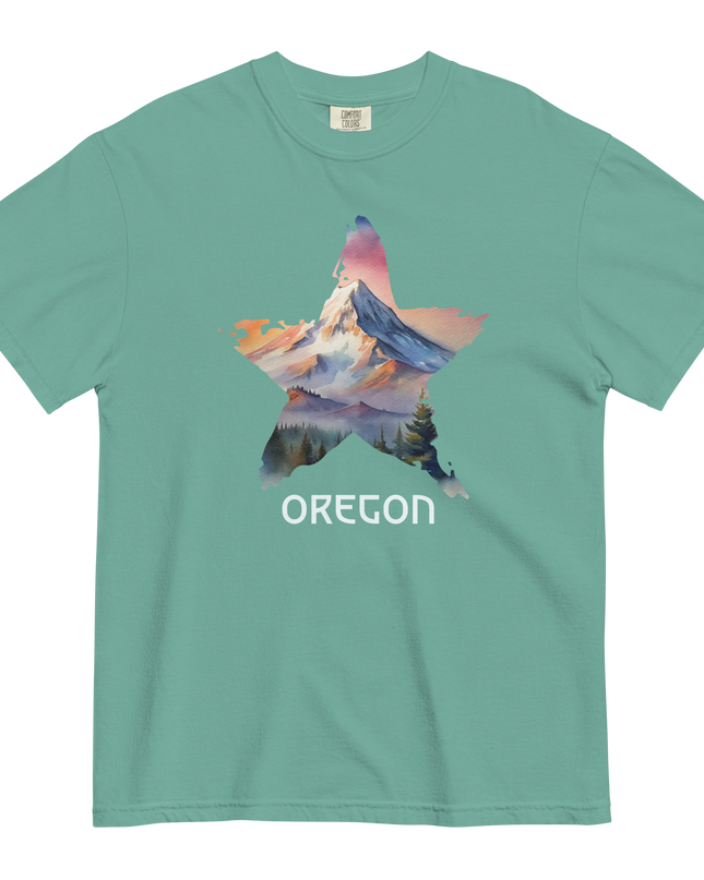 OREGON STAR - COMFOR COLORS - Unisex garment-dyed heavyweight t-shirt