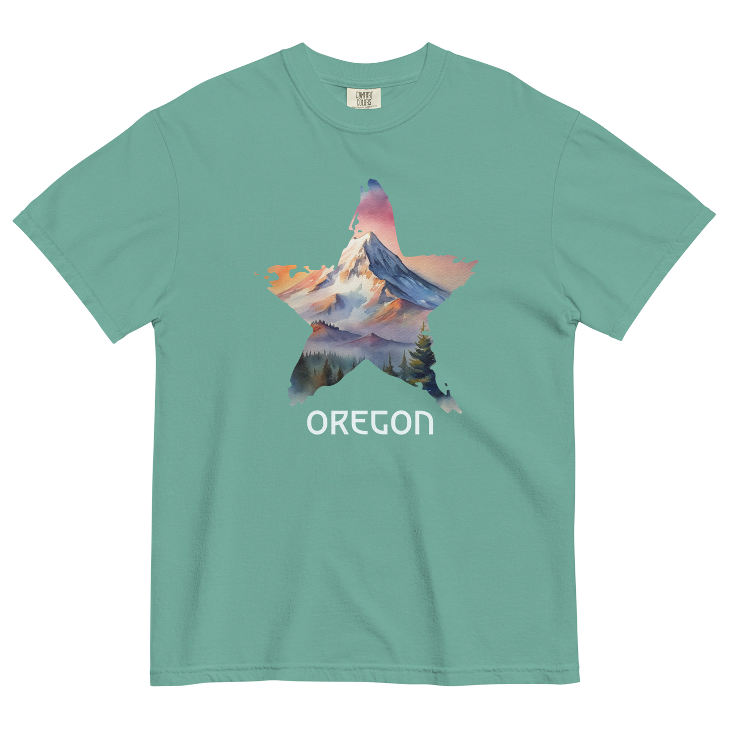 OREGON STAR - COMFOR COLORS - Unisex garment-dyed heavyweight t-shirt