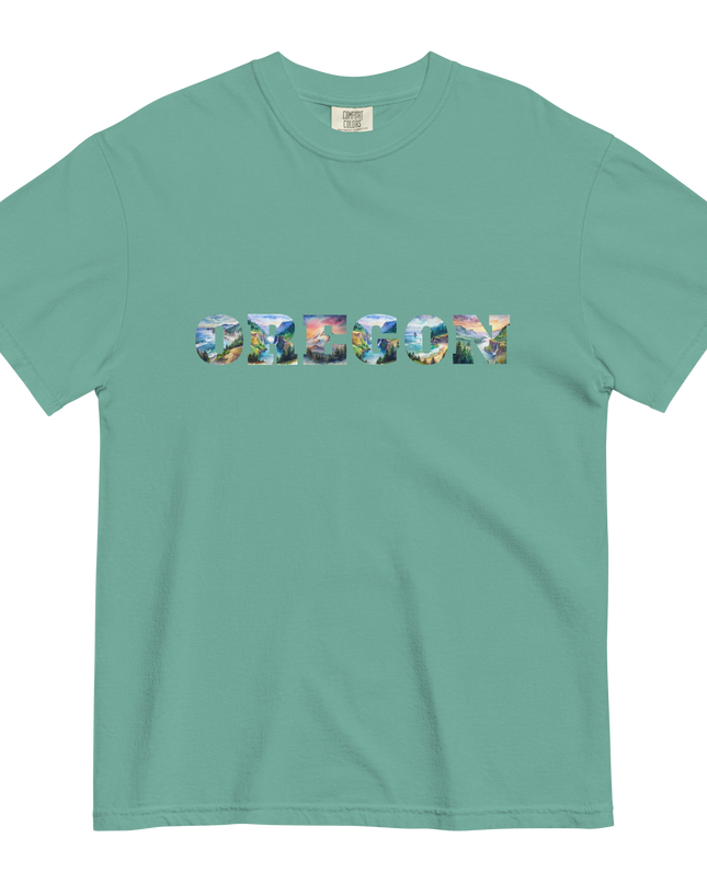 OREGON THE BEAUTIFUL - COMFORT COLORS -Unisex garment-dyed heavyweight t-shirt
