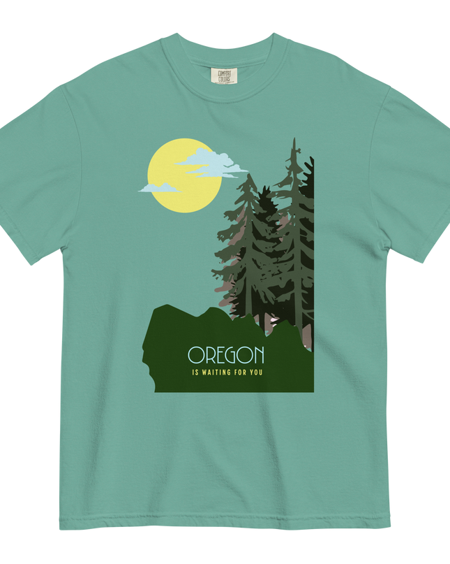 OREGON IS WAITING FOR YOU - Comfort Colors - Unisex garment-dyed heavyweight t-shirt