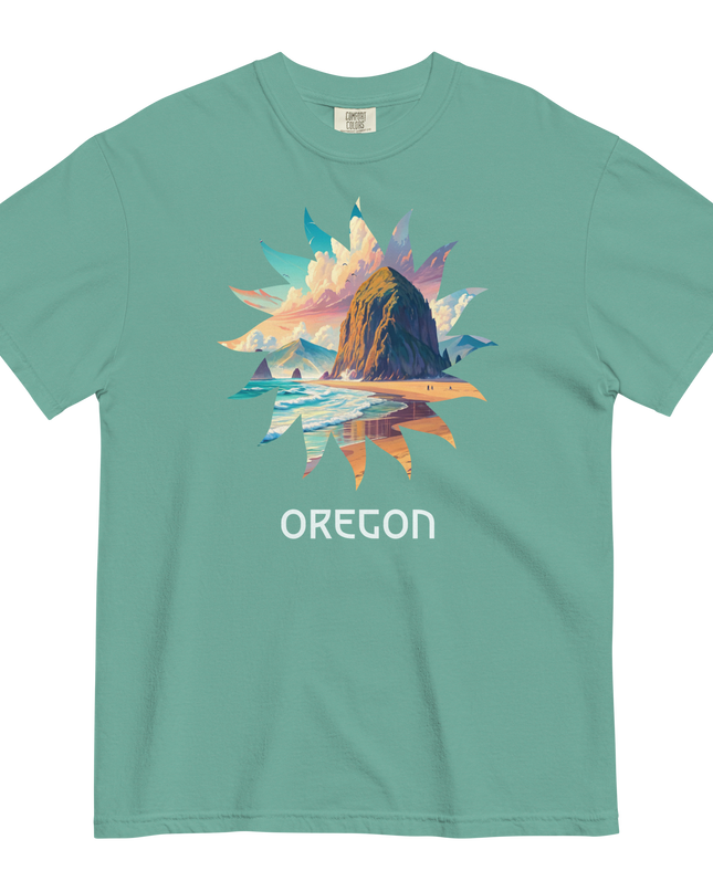 OREGON BEACHES - COMFORT COLORS - Unisex garment-dyed heavyweight t-shirt