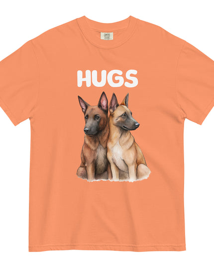 HUGS - Belgian Malinois - Comfort Colors - Unisex garment-dyed heavyweight t-shirt