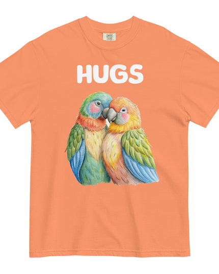 HUGS - Parrots - Comfort Colors - Unisex garment-dyed heavyweight t-shirt