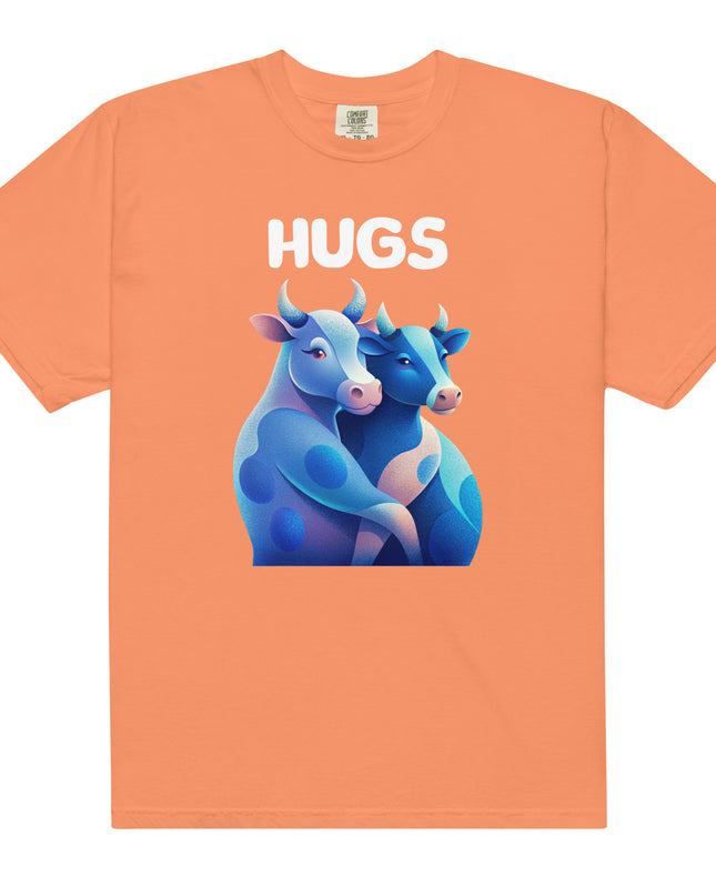 HUGS - Cows - Comfort Colors -Unisex garment-dyed heavyweight t-shirt