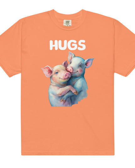 HUGS - PIGS - Comfort Colors - Unisex garment-dyed heavyweight t-shirt