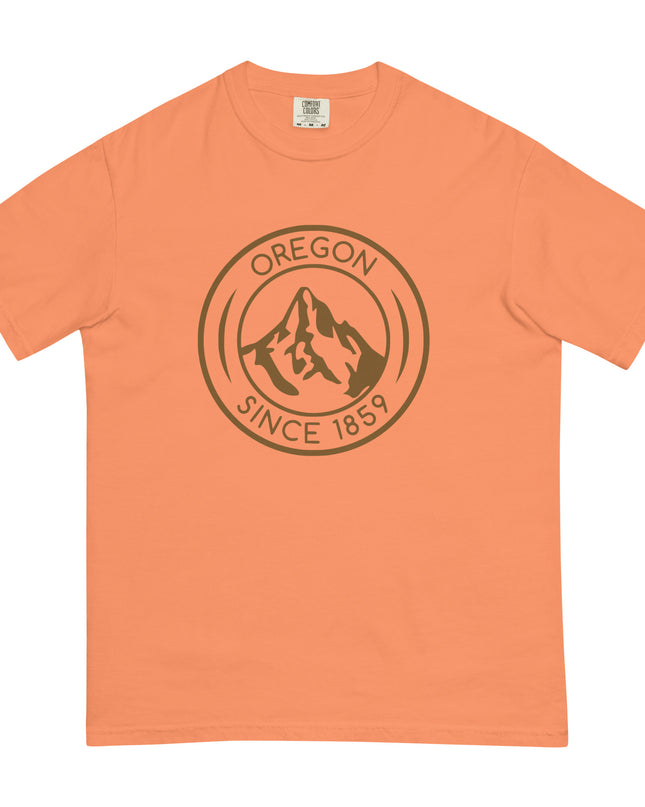 OREGON SINCE 1859 - BROWN - Comfort Colors - Unisex garment-dyed heavyweight t-shirt