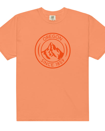 OREGON SINCE 1859 - ORANGE - Comfort Colors - Unisex garment-dyed heavyweight t-shirt