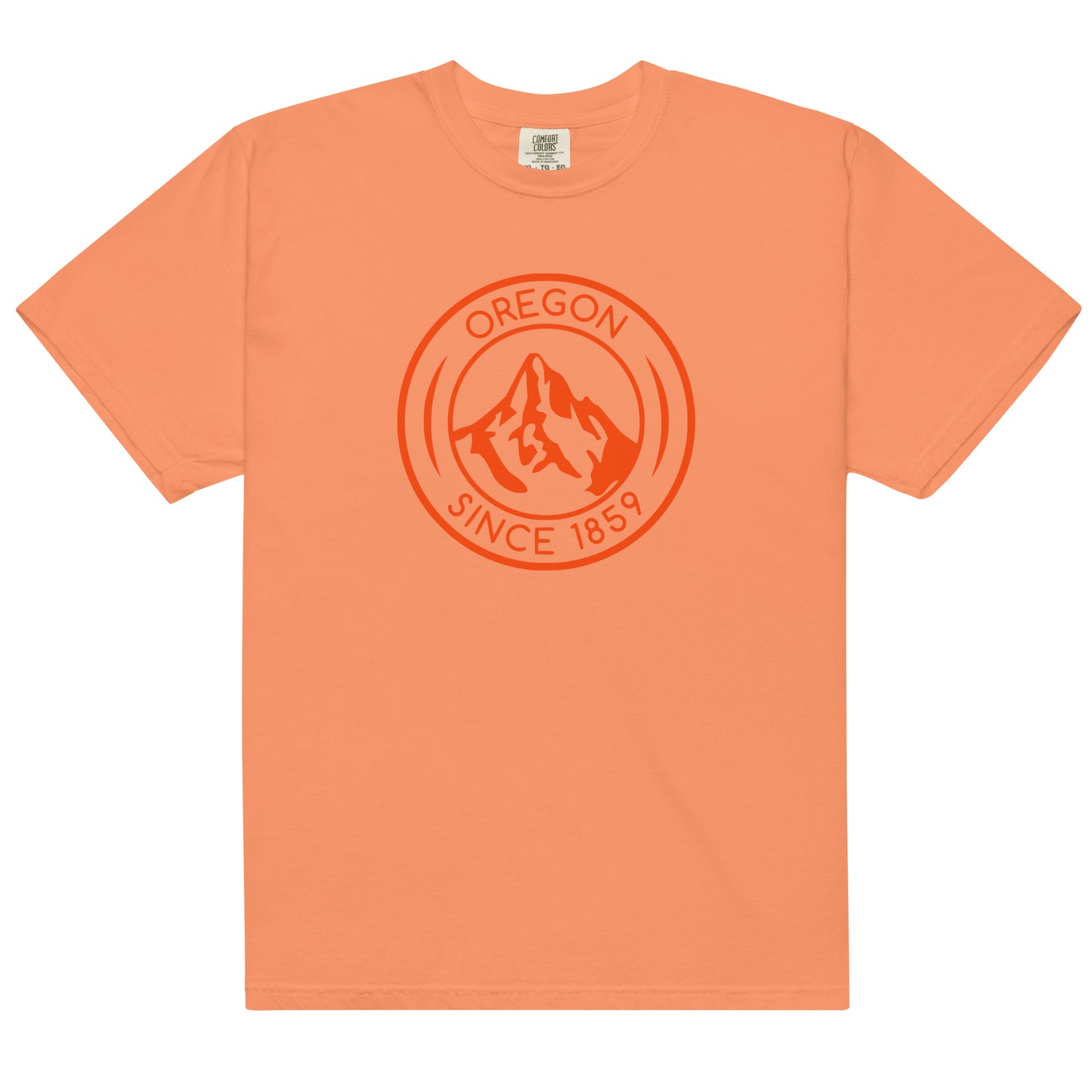 OREGON SINCE 1859 - ORANGE - Comfort Colors - Unisex garment-dyed heavyweight t-shirt