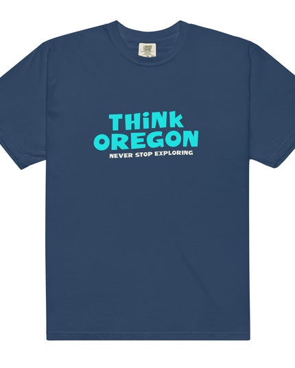 Think Oregon - Unisex garment-dyed heavyweight t-shirt